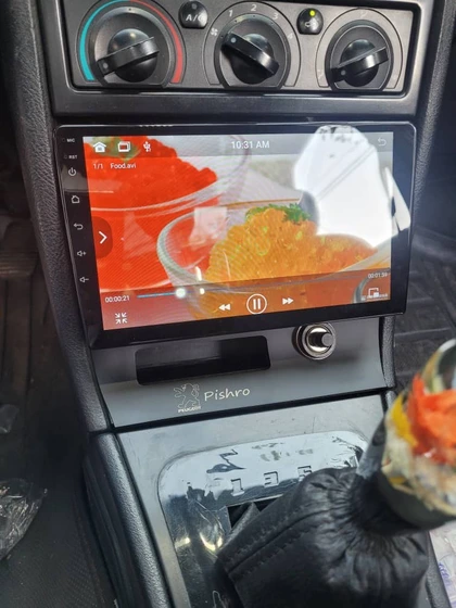 مانیتور اندروید ۱۱ اینچ پژو ۴۰۵ و پژو پارس مدل T3L برند VoxMedia با دوربین عقب