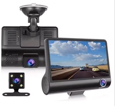 دوربین ثبت وقایع خودرو سه لنزه مدل AK-J503