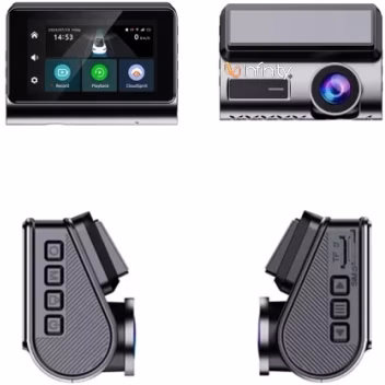 دوربین خودرو اینفینیتی P85 دو دوربین ۲K با قابلیت ۴G و GPS