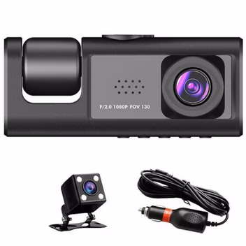 دوربین 3 لنزه خودرو برند BLACK BOX مدل C309 بدون وایفای